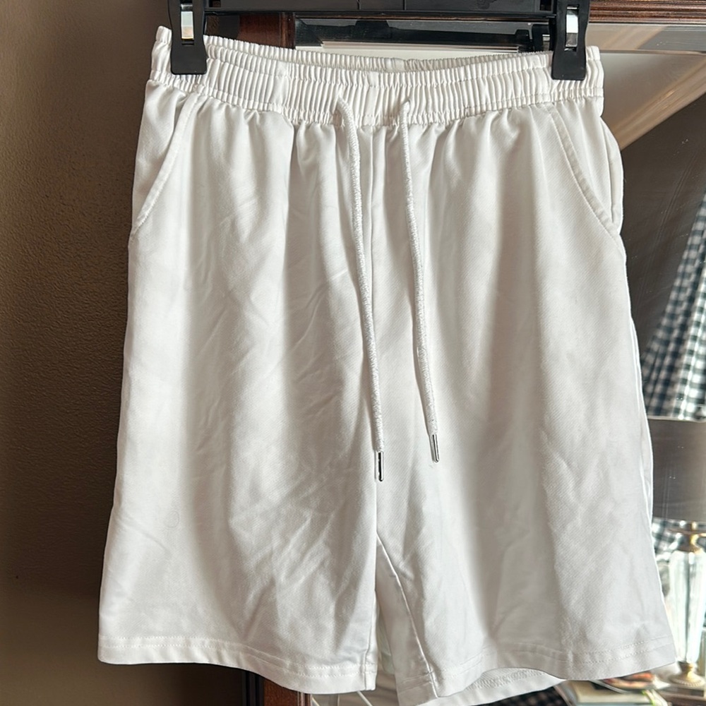 Classic White Men's Shorts
